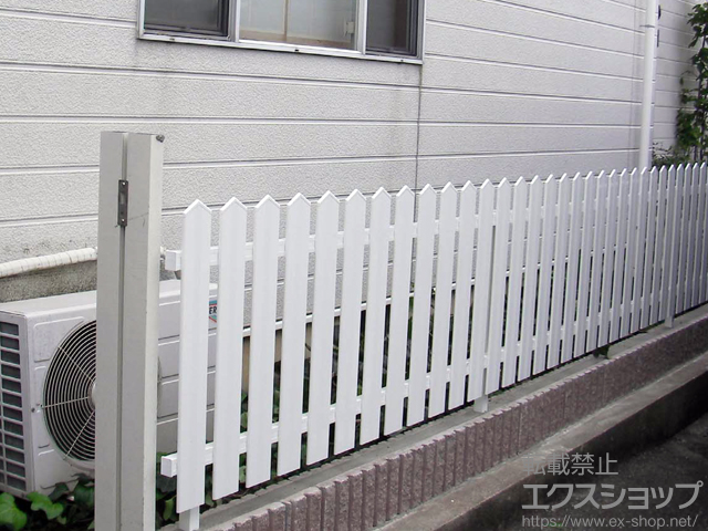 京都府長岡京市ののフェンス・柵 ララミー2型フェンス フリー支柱 施工例