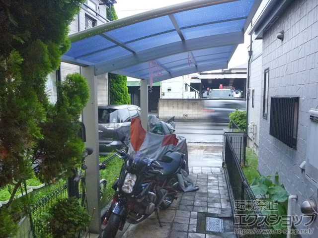 神奈川県川崎市ののカーポート プレシオスポート 積雪〜20cm対応 施工例