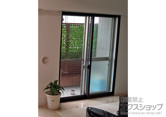 神奈川県横浜市のの二重窓（内窓） インプラス ダストバリア仕様 引違い窓 2枚建 施工例