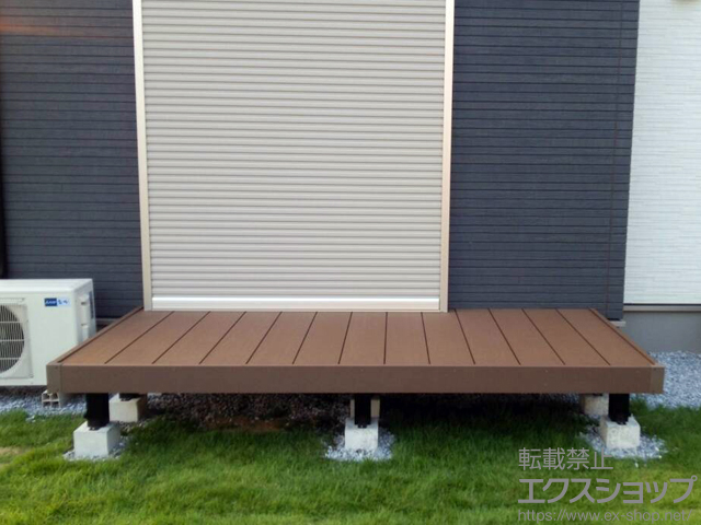 栃木県小山市ののウッドデッキ リウッドデッキ200 施工例