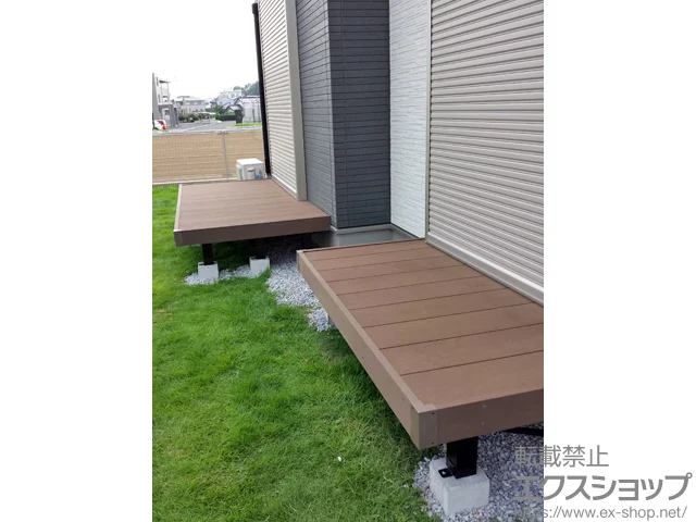 栃木県小山市のYKKAPのウッドデッキ リウッドデッキ200 施工例