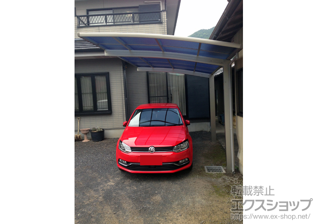 静岡県藤枝市ののカーポート プレシオスポート 積雪〜20cm対応 施工例