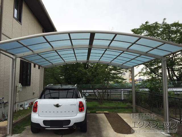 埼玉県鴻巣市ののカーポート レイナツインポートグラン　積雪〜20cm対応 施工例