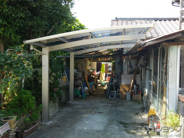 熊本県菊池郡菊陽町ののカーポート プレシオスポート 積雪〜20cm対応 施工例