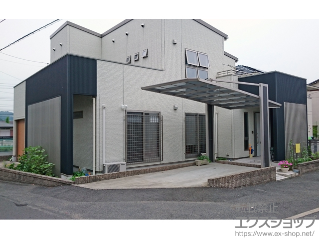 香川県高松市のLIXIL リクシル（トステム）の面格子・窓格子 アルミ面格子 井桁 施工例