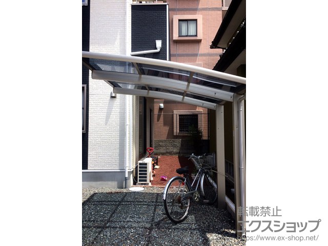 静岡県沼津市ののサイクルポート・駐輪場 プレシオスポート ミニ 積雪〜20cm対応 施工例