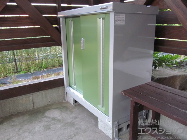 秋田県秋田市のの物置・屋外倉庫 シンプリー 一般型（MJX-094A LG） 施工例