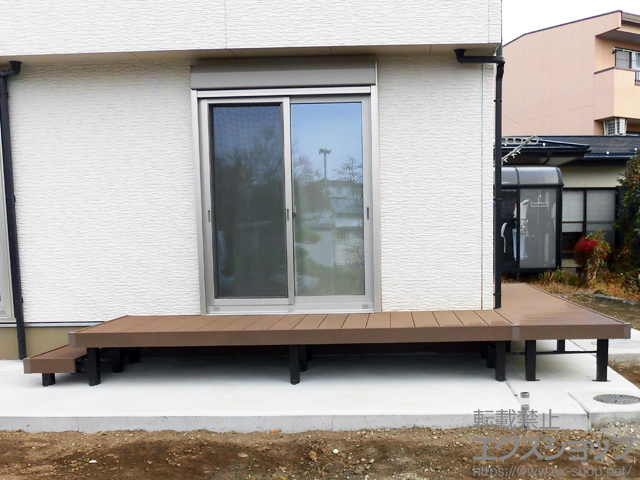 山梨県南都留郡富士河口湖町ののウッドデッキ リウッドデッキ 200 施工例