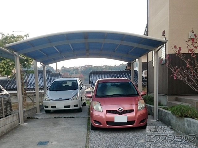 福岡県北九州市ののカーポート レイナツインポートグラン 延長　積雪〜20cm対応 施工例