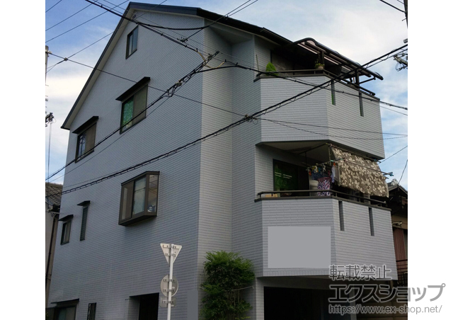 大阪府大阪市のLIXIL リクシル（トステム）のバルコニー・ベランダ屋根 パワーアルファ RB型 屋根タイプ 単体 積雪〜30cm対応 施工例