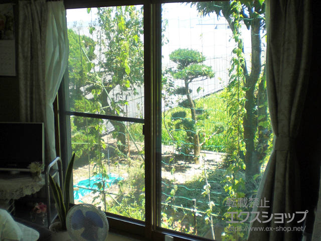 熊本県八代市のの二重窓（内窓） インプラス ダストバリア仕様 引違い窓 2枚建 施工例