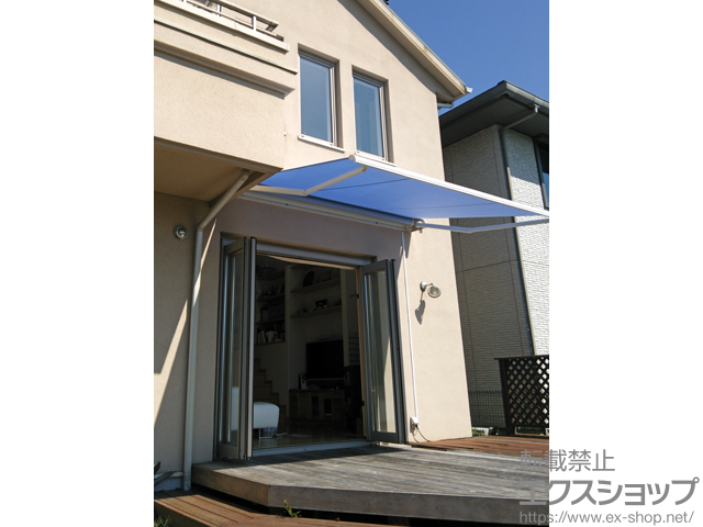 奈良県宇陀市ののオーニング・日よけ エルパティオプラス 電動式 リモコンタイプ 施工例