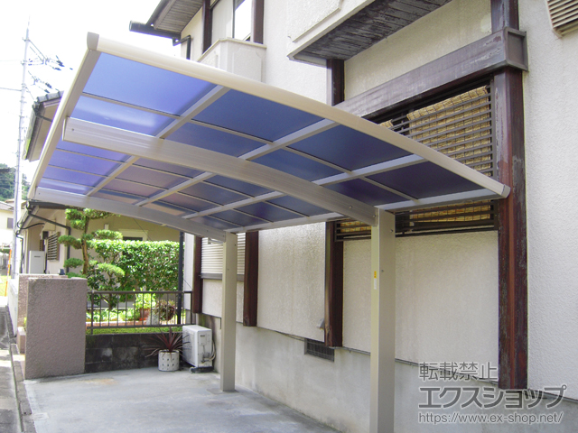 奈良県生駒郡三郷町ののカーポート プレシオスポート 積雪〜20cm対応 施工例