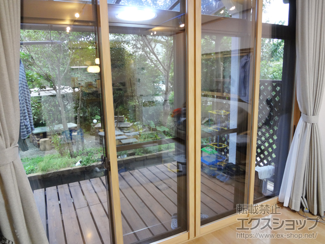 熊本県熊本市のの二重窓（内窓） プラマードU 引違い窓 4枚建 施工例