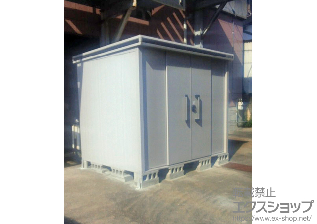 福岡県北九州市のの物置・屋外倉庫 エルモ 一般型 (LMD-2518) 施工例