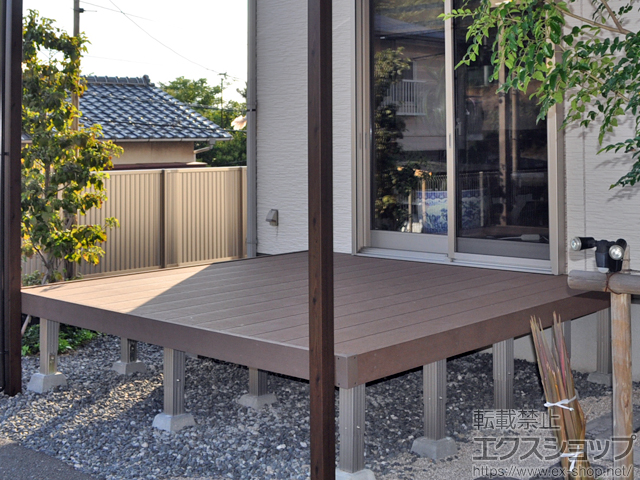 福岡県北九州市ののウッドデッキ リウッドデッキ 200 施工例