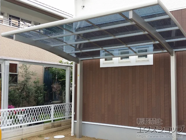 岡山県玉野市ののカーポート プレシオスポート 積雪〜20cm対応 施工例