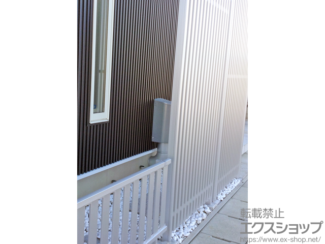 愛知県安城市ののフェンス・柵 エルファード両面 1型 高尺タイプ 間柱タイプ 施工例