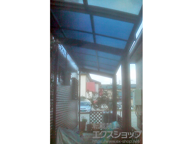 埼玉県越谷市ののカーポート プレシオスポート 積雪〜20cm対応 施工例