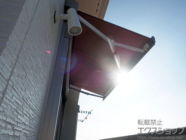 神奈川県横浜市のLIXIL リクシル（トステム）のオーニング・日よけ 彩風S型 手動式 施工例