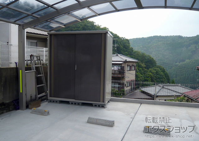 大阪府豊能郡能勢町のの物置・屋外倉庫 グランプレステージジャスト 一般型 (M-199HF) 施工例