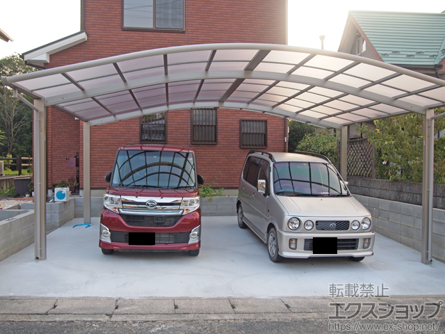 京都府亀岡市ののカーポート レイナツインポートグラン 積雪~20cm対応 施工例
