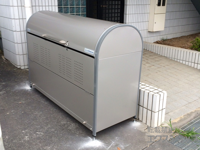 茨城県日立市のヨドコウゴミステーション・ゴミストッカー施工例