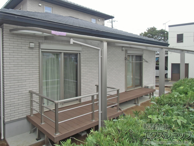 千葉県香取郡東庄町ののカーポート レイナポートグラン 縦連棟　積雪〜20cm対応 施工例