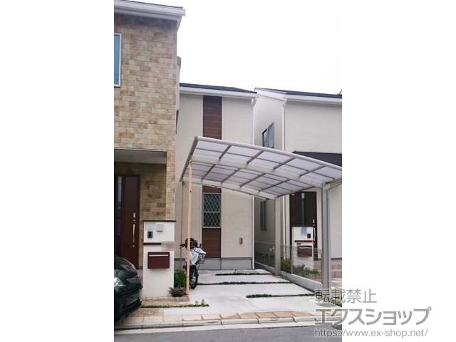 大阪府高槻市ののカーポート レイナポートグラン　積雪〜20cm対応 施工例