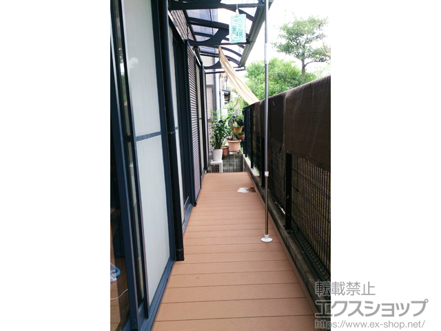 大阪府堺市ののウッドデッキ リウッドデッキ 200 施工例