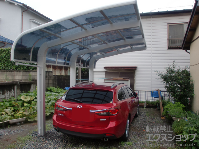 千葉県千葉市のLIXIL リクシル（トステム）のカーポート テールポートシグマIII 1500 積雪〜50cm対応 施工例