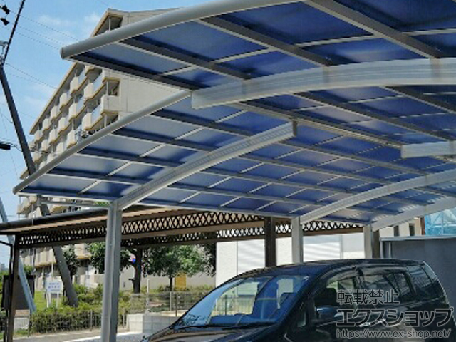 愛知県豊田市ののカーポート レイナポートグラン 延長　積雪〜20cm対応 施工例