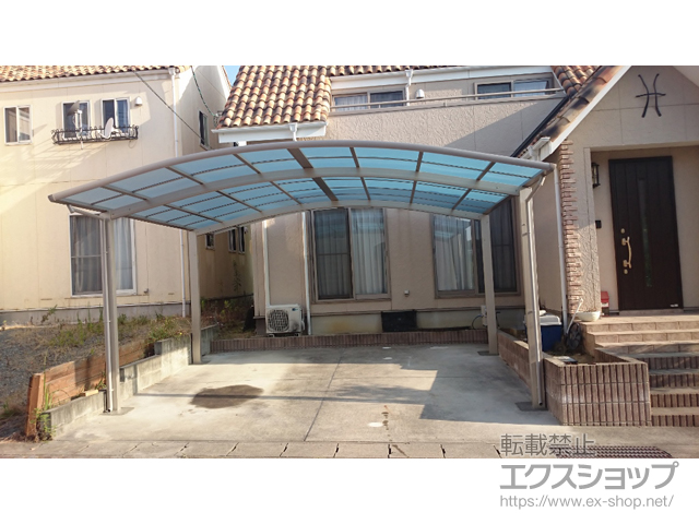 福島県いわき市ののカーポート レイナツインポートグラン　積雪〜20cm対応 施工例