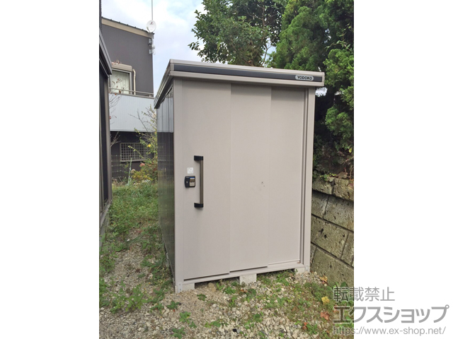 神奈川県藤沢市のの物置・屋外倉庫 エルモ 一般型(LMD-1522 CB) 施工例