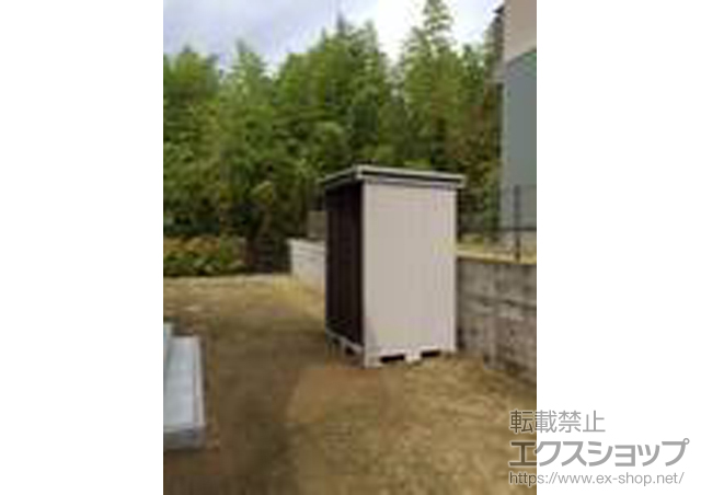 京都府木津川市のの物置・屋外倉庫 エルモ 一般型 (LMD-1511) 施工例