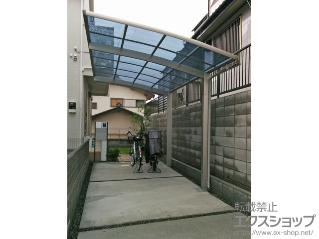 東京都多摩市ののカーポート プレシオスポート 積雪〜20cm対応 施工例