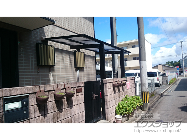 福岡県福岡市ののサイクルポート・駐輪場 エフルージュグランミニ 積雪〜20cm対応 施工例