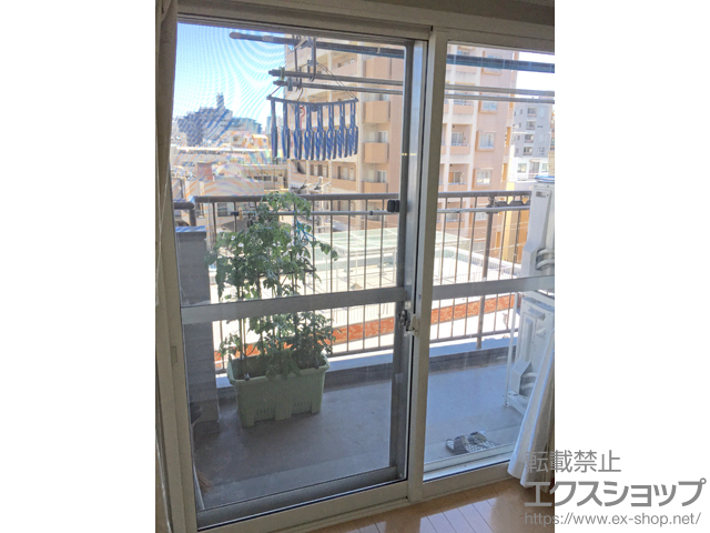 東京都新宿区のの二重窓（内窓） インプラス ダストバリア仕様 引違い窓 2枚建 施工例