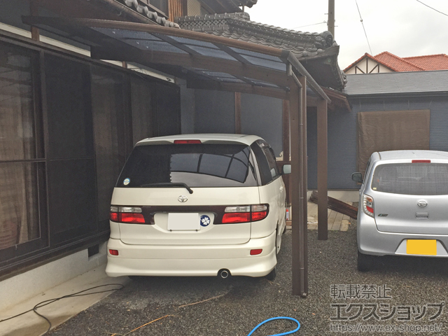 香川県三豊市ののカーポート プレシオスポート 積雪〜20cm対応 施工例