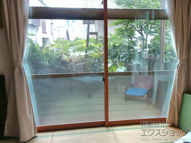 滋賀県大津市のの二重窓（内窓） インプラス ダストバリア仕様 引違い窓 2枚建 施工例