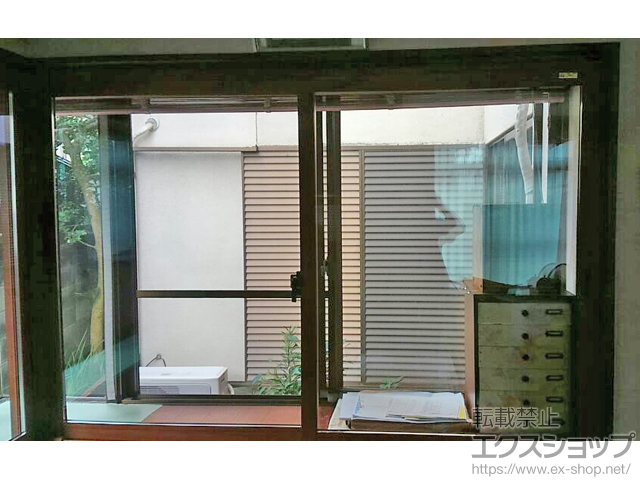 滋賀県大津市のの二重窓（内窓） インプラス ダストバリア仕様 引違い窓 2枚建 施工例