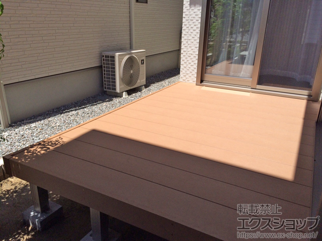 大阪府富田林市ののウッドデッキ リウッドデッキ 200 施工例