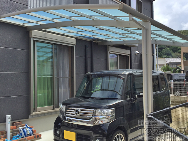 長崎県佐世保市ののカーポート レイナベーカポートグラン 積雪〜20cm対応 施工例