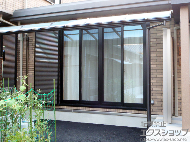 福岡県福岡市ののテラス屋根 ヴェクターテラス R型 テラスタイプ 単体 積雪〜20cm対応 施工例