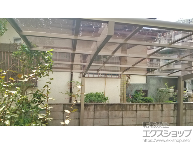 大阪府茨木市ののカーポート ネスカR (ラウンドスタイル) 積雪〜20cm対応 施工例