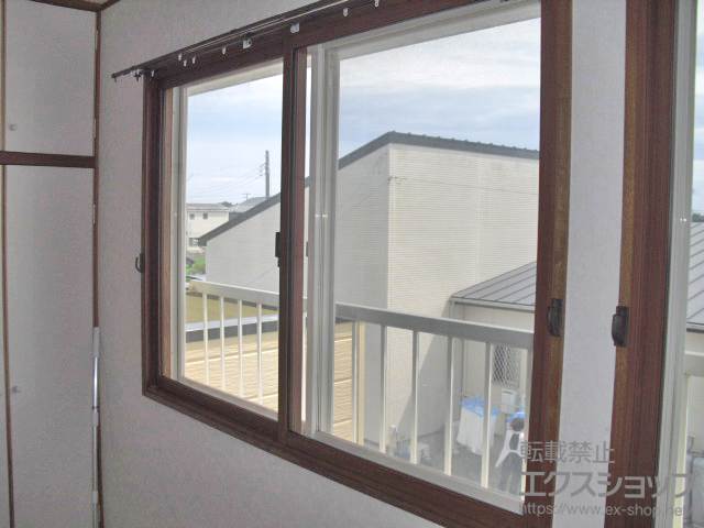 千葉県銚子市のの二重窓（内窓） インプラス ダストバリア仕様 引違い窓 2枚建 施工例