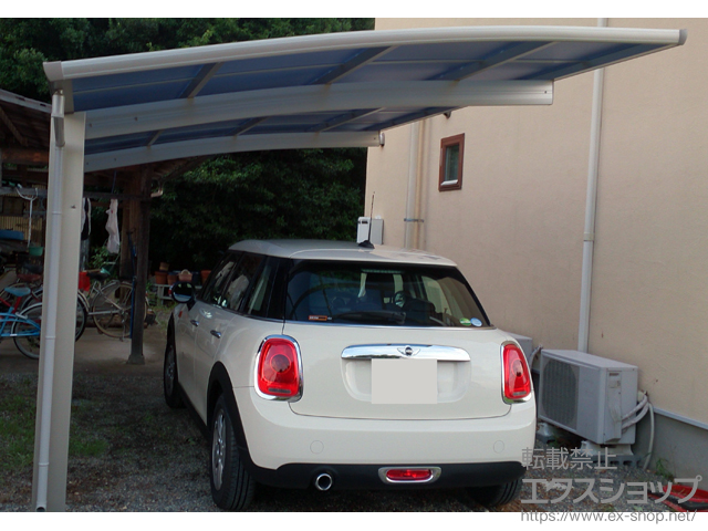 滋賀県近江八幡市ののカーポート プレシオスポート 積雪〜20cm対応 施工例