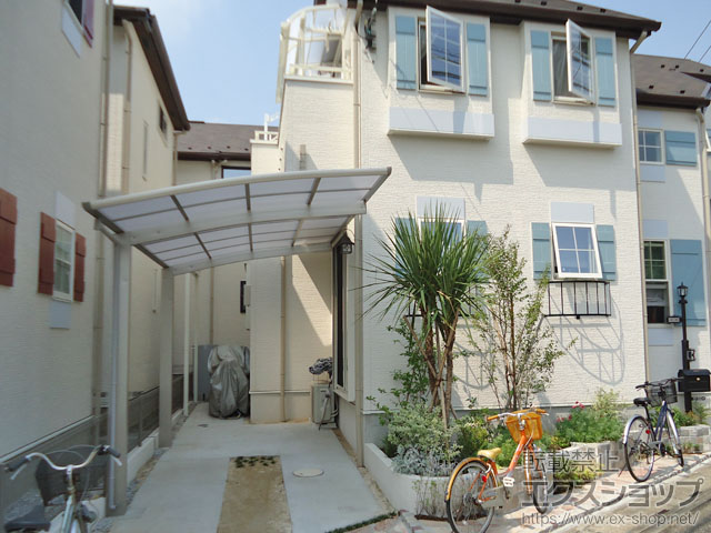 埼玉県川口市ののカーポート プレシオスポート 積雪〜20cm対応 施工例