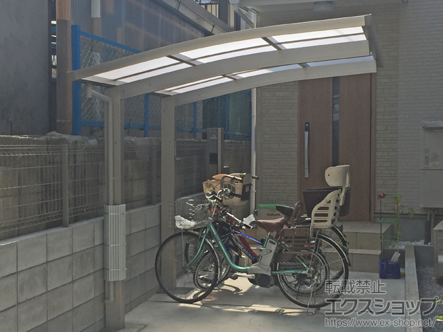 東京都足立区ののサイクルポート・駐輪場 プレシオスポート ミニ 積雪〜20cm対応 施工例