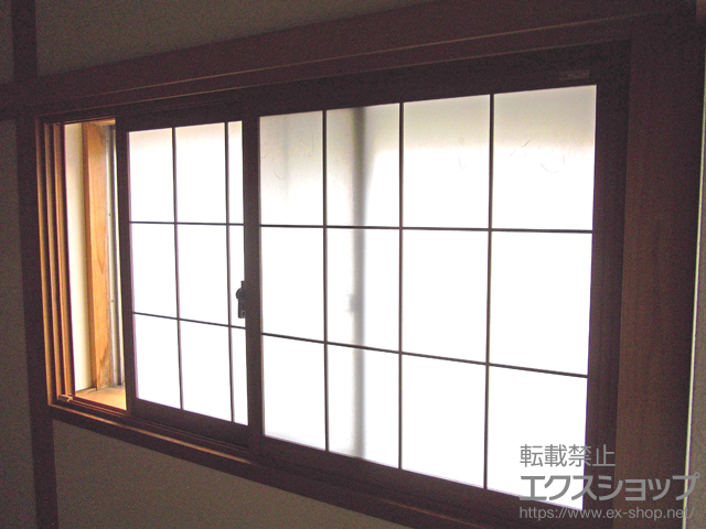 神奈川県横浜市のの二重窓（内窓） インプラス ダストバリア仕様 引違い窓 2枚建 施工例